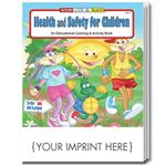 SC0449 Health and Safety for Children Coloring and Activity Book With Custom Imprint